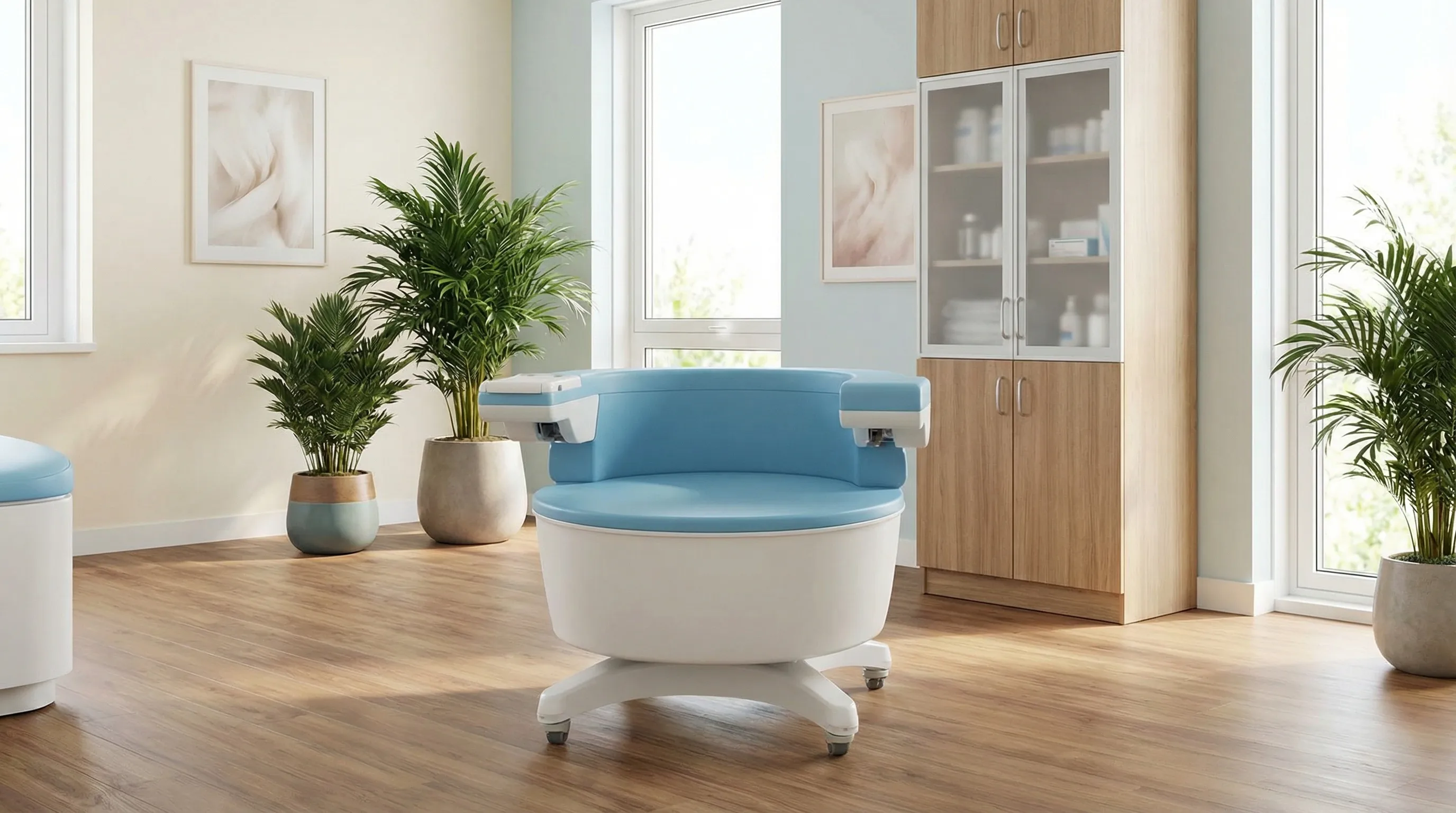 EMS-STUHL / BECKENBODEN